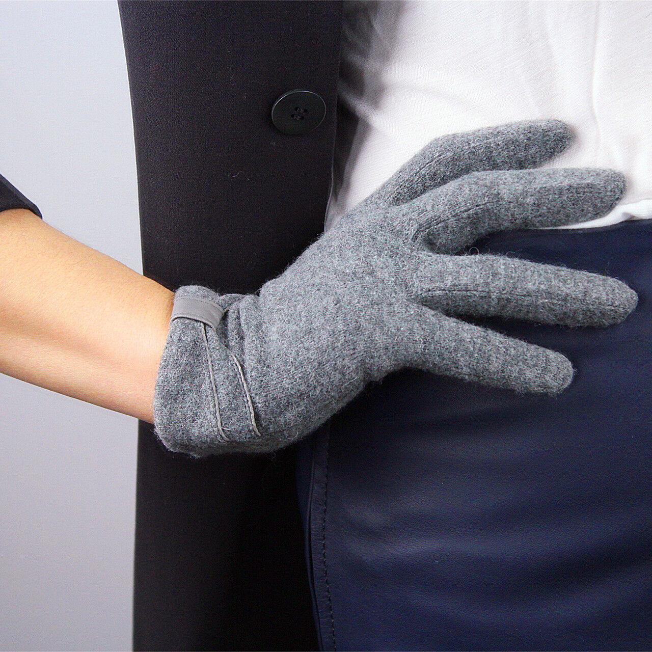 WOOL GLOVES short