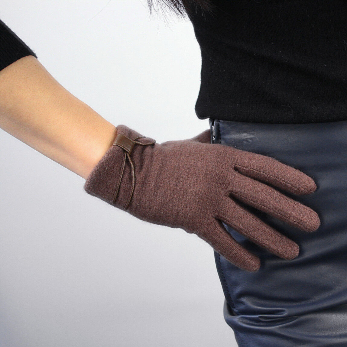 WOOL GLOVES short